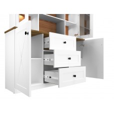 Kumode balta LILLE 06